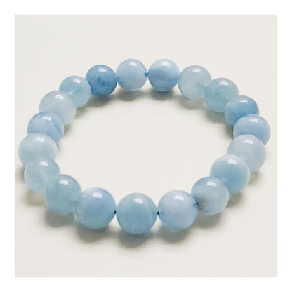 10mm High Quality Aquamarine Bracelet