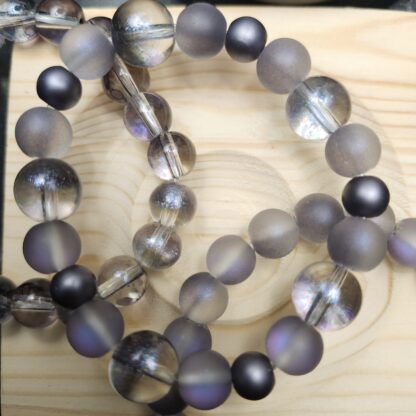 3 Piece Mixed Gray Bracelet Stack