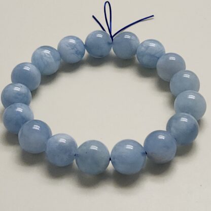 12mm High Quality Aquamarine Bracelet